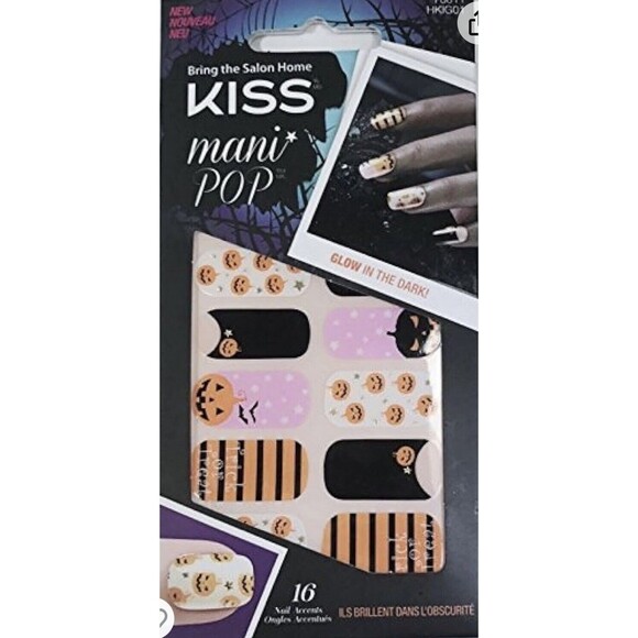 Kiss Mani Pop Nail Accents Halloween ~ Cobweb 70811 - Picture 1 of 1